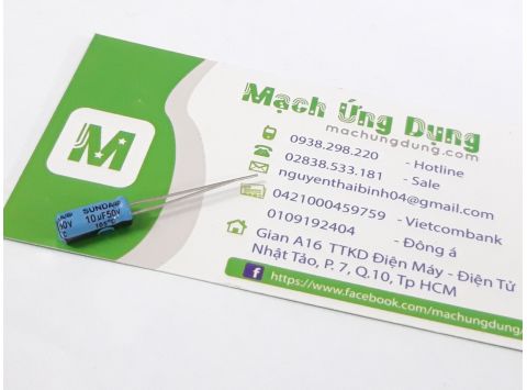 Tụ 10uF 50V - DIP