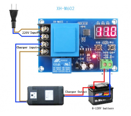 Mạch Sạc Acquy Tự Ngắt XH-M602