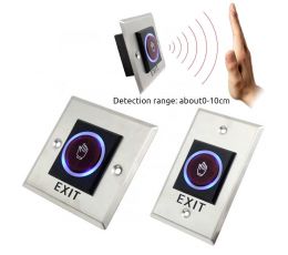 Nút Exit Hồng Ngoại Có Đèn Báo (No Touch)