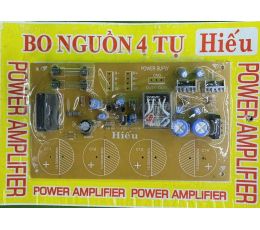 Board Nguồn Amply 4 Tụ (Mạch Vàng)