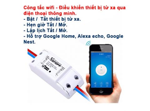 Công Tắc Điều Khiển Từ Xa Wifi Sonoff Basic