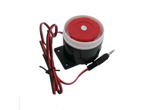 Còi Báo Động 12VDC Đầu Ra Jack 3mm