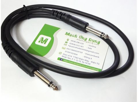 Dây Audio jack 6.5mm 2 đầu 1M