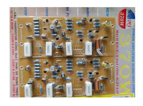 Board Công Suất Amply 8 Sò 370W