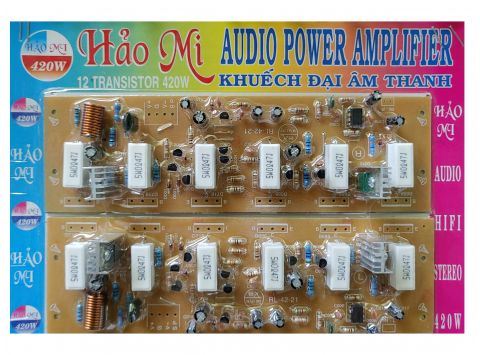 Board Công Suất Amply 12 Sò 420W Hao Mi