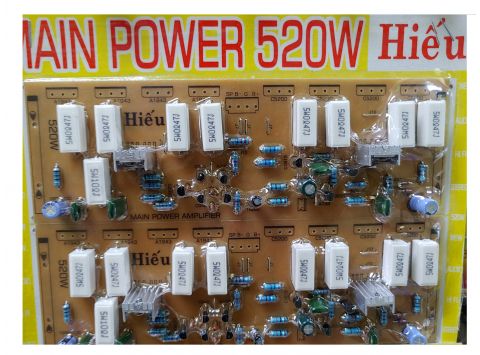 Board Công Suất Amply 16 Sò 520W