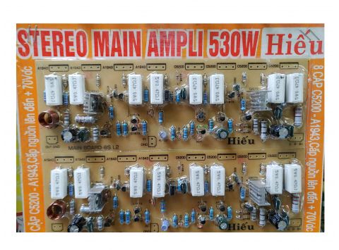 Board Công Suất Amply 16 Sò 530W
